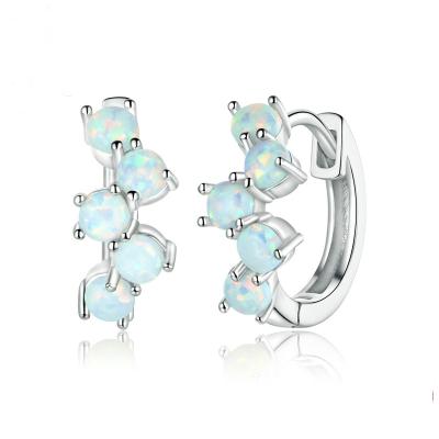 China TRENDY Aimgal Jewelry s925 Sterling Silver Opal Earrings For Women Tasty Christmas Gift for sale