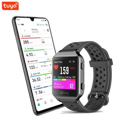 China Tuya Smart 2021 GPS Navigation Aimgal Blood Oxygen Measurement Heart Rate Monitor Sports Wristband Pedometer Watch for sale