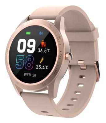 China Touch Screen Aimgal Heart Rate Blood Oxygen IP68 Multisport Body Temperature Health Tuya Waterproof Smart Watch 2021 for sale