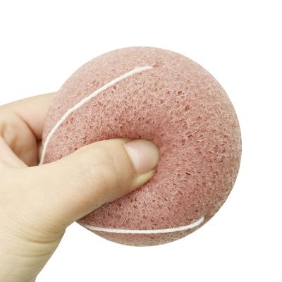 China Korea DEEP CLEANSING bamboo konjac facial sponge face massager natural baby konjac bath sponge cleanser with activated bamboo charcoal for sale