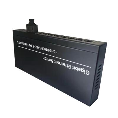 China ND-920-1FX8TX-SC FTTH 1000M Fiber Optic Port Fiber Optic Media Converter for sale