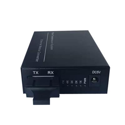 China FTTH Newbridge ND-920-1FX4TX-SC 1000M Fiber Optic Port Fiber Optic Media Converter for sale