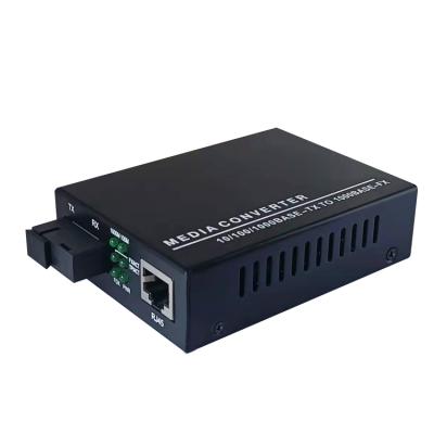 China New FTTH Gigabit RJ45 SC Port 1310/1550nm Fiber Optic Media Converter for sale