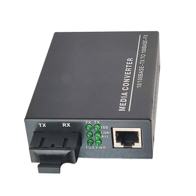 China FTTH ND-820SSW-20 transient voltage protection on all power and signal input gigabit optical media converter equipment for sale