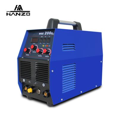 China Building Material Shops Portable High Frequency Welding Set Curve 220V WSE 200 Inverter Welding Machine MOSFET AC DC TIG Welder for sale