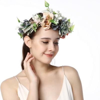 China Wholesale Eco-Friendly Bohemia Home Wedding Accessories Handmade Decorative Roses Artificial Flower Heads Bulk for sale