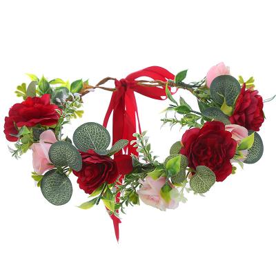 China 2022 New High Quality Eucalyptus Roses Eco-friendly Artificial Flowers For Wedding Decoration for sale