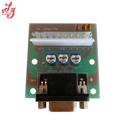 China Tablero del PWB del conector de CGA RGB para el arnés del juego del oro del POTE O en venta