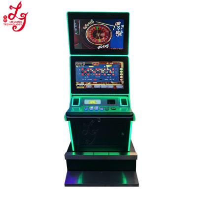 China Roulette Dual Screen Jackpot Video Skilled Machines / Casino Gambling Machines for sale