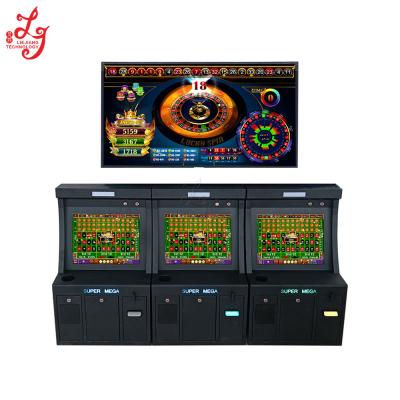 Cina 3 monitor a 19 pollici dei giocatori che collegano le macchine di gioco delle roulette di Trinidad And Tobago Wall Mounted di versione in vendita