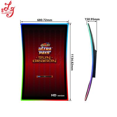 China 49 inch Original Bally C type Curved Touch Screen Gaming Video Skilled Games Monitors For Arcade Skilled Machines For Sal for sale