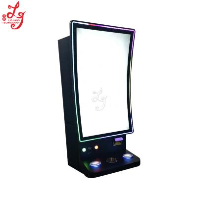 Chine 32 pouces courbes montées sur le mur armoire métallique machines à sous de jeu à vendre à vendre