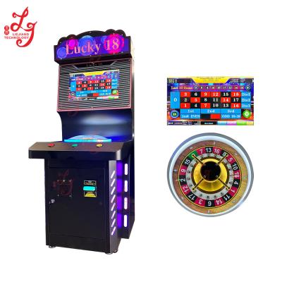 China Single Players Lucky 18 Gaming Roulette Game Machines for sale