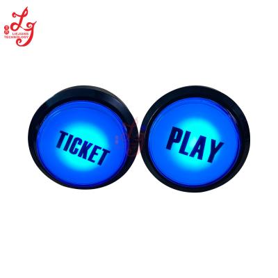 China USA Blue 63mm Gaming Buttons For Skilled Game Machines For Sale for sale