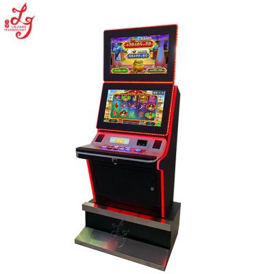 China Aladdin Dual Screen Jackpot Video Skilled Machines / Casino Gambling Machines for sale