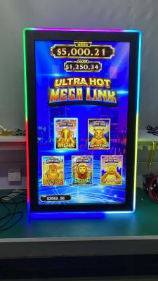 China 43 Inch Infrared 3M RS232 Skilled Gaming Machine Touch Screen With LED Lights Monitor for sale