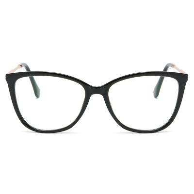 China For Prescription Glasses 2021 Fashion TR90 Frame Metal Spring Hinge Blue Anti Light Glasses for sale