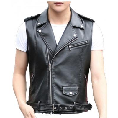 China Fashion Trends Street Style Waterproof Leather Jacket Motorcycle Men Invest Jacket for sale