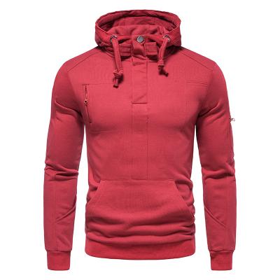 China Anti-wrinkle 100% Cotton Mens Sports Yarn Quilting Hooded Hoodies And Sweatshirts for sale