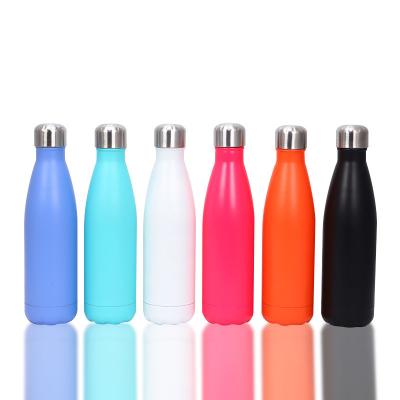 China Sustainable Eco Friendly Water Bottle Cola Vacuum Insulated Bottle , Logo Printing Stainless Steel Water Bottle for sale