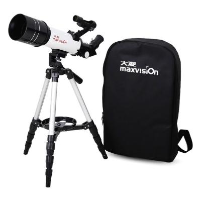 China 175 Periods Maxvision Professional Astronomical Telescope 70/400mm Refracting Red Dot Finder with Tripod and Backpack for sale