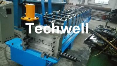 China 0-15m/min Forming Speed , High Efficiency C Section Roll Forming Machine With Hydraulic Cutting Type for sale