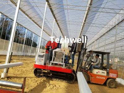 China Caterpillar montou a máquina portátil da calha para o sistema crescente da planta à venda