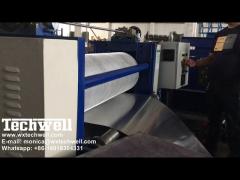 Aluminum / Metal / Steel Roller Embossing Machine Line To Mexico