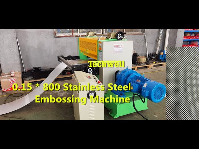 0.15 * 800mm Stainless Steel Embossing Machine