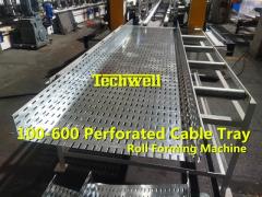 100-600 Perforated Cable Tray Roll Forming Machine