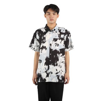 China Wholesale Breathable Casual Short Sleeve Beach Men's Summer Fashion Flower Anti-pilling Hawaiian Shirts for sale