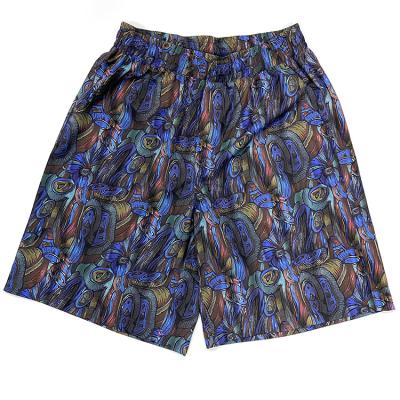 China Anti-Wrinkle Customization Mens Summer Elastic Waist Sports Causal Beach Shorts for sale