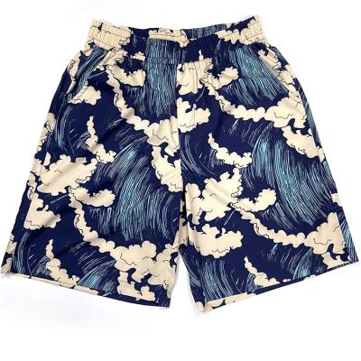 China Anti-Wrinkle Quick Dry Breathable Swimming Beach Shorts Sublimation Mens Beach Shorts for sale