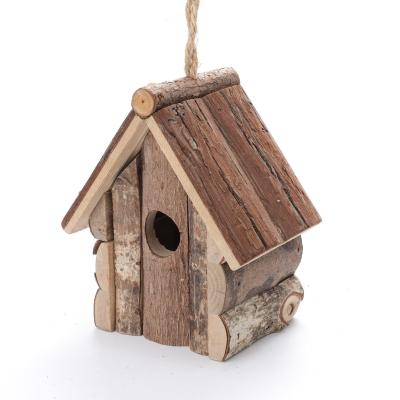 China Sturdy Premium Customized Exquisite Art Large Sturdy Design Sustainable Hanging Wooden Mounted Outdoor Bird House for sale