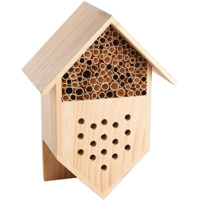 China Hot Sale Breathable Beneficial Insects Butterfly Garden Kit Wood Insect Bee Bug House Insect House for sale