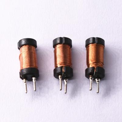 China Electronic equipment/wiring uH ferrite 820 power inductor coil drum core high frequency inductor en venta