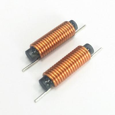 China Electronic Material Copper Wire Winding Coil Ferrite Rod Core Choke Coil High Frequency Inductor for sale