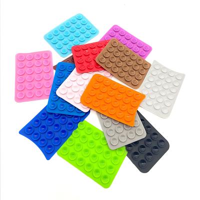 China Eco-Friendly Eco-Friendly Manufacturers Selling 12 Square Silicone Tablets Suction Cups Power Suction Cups VR3D Glass Movable Suction Cups for sale