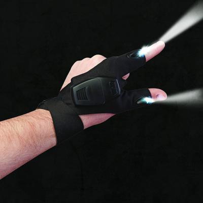 China Breathable Breathable Led Flashlights Torch Cover Finger Gloves Fishing Gloves With Finger Lights For Outdoor Situation Dark Hour for sale