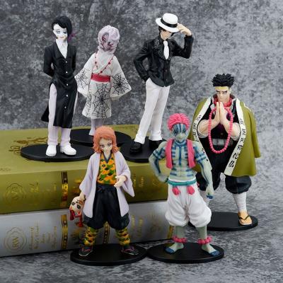 China Demon Slayer Figure Doll Toys Ornaments Anime Crafts Accessories Enmu Sabito Himejima Kyoumei Action Numbers Craf004 for sale