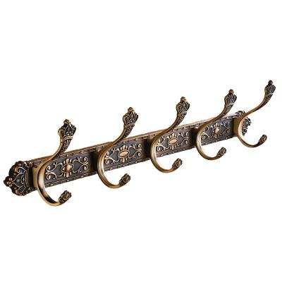 China European Style Antique 3 To 8 Doors Behind Bathroom Entry Hat Coat Hooks for sale