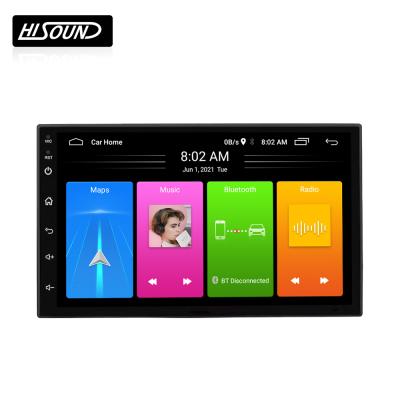 China 2Din Android car navigation multimedia player GPS 7inch IPS screen autoradio with android auto carplay for sale