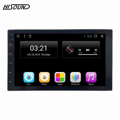 China 2din 7inch Car Automotive Stereo with BT WIFI Universal Android 10 Car Gps Navigation Support Mirror Link Rear View Camera for sale