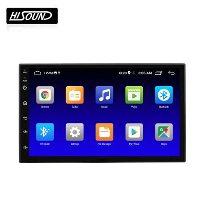 China 7inch IPS Screen Automotive Android 10.0 4 Core Gps Navigation 2din Car Radio Android Android With Full Touch for sale