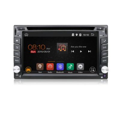 China Android 7.1 GPS Car Video 2din 6.2inch Autoradio With Reverse Camera Car GPS Navigation Car DVD Player for sale