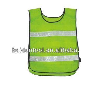 China Kids/kids kids/kid bib style mesh safety reflective vest/cheaper safety lightweight jacket for sale