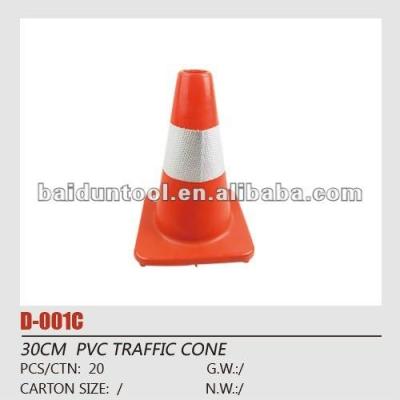 China 30cm Orange PVC Traffic Cone 12