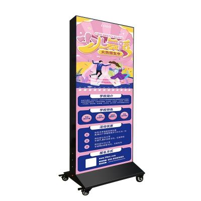 China Outdoor Manufacturers Wholesale Portable LED Advertising Light Boxes Outdoor Double Sided Billboards for sale