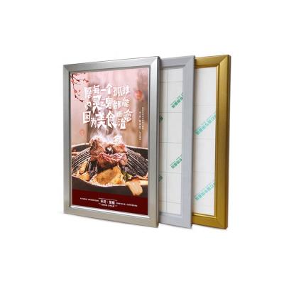 China Customsized Indoor Outdoor Single Side Snap LED Advertising Light Box Aluminum Alloy Open Frame for sale