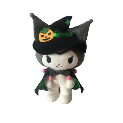 China Popular Made in Japan Kuromi Circus Magician Kitten Dolls Custom Anime Cartoon Plush Stuffed Animal Pillow Toys Dolls Pillows OEM for sale